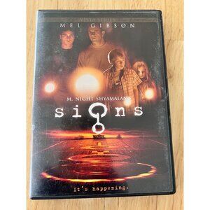 Signs 2002 DVD Vista Series Thriller Movie Mel Gibson Joaquin Phoenix Pre-Owned